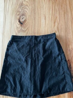 GAP Black Elastic Waist Skirt